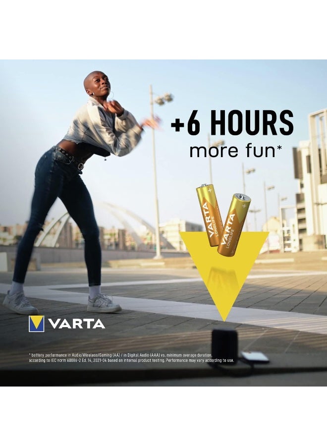 فارتا بطارية فارتا القلوية طويلة العمر AA LR6 MN1500 - قطعتان - Image 2