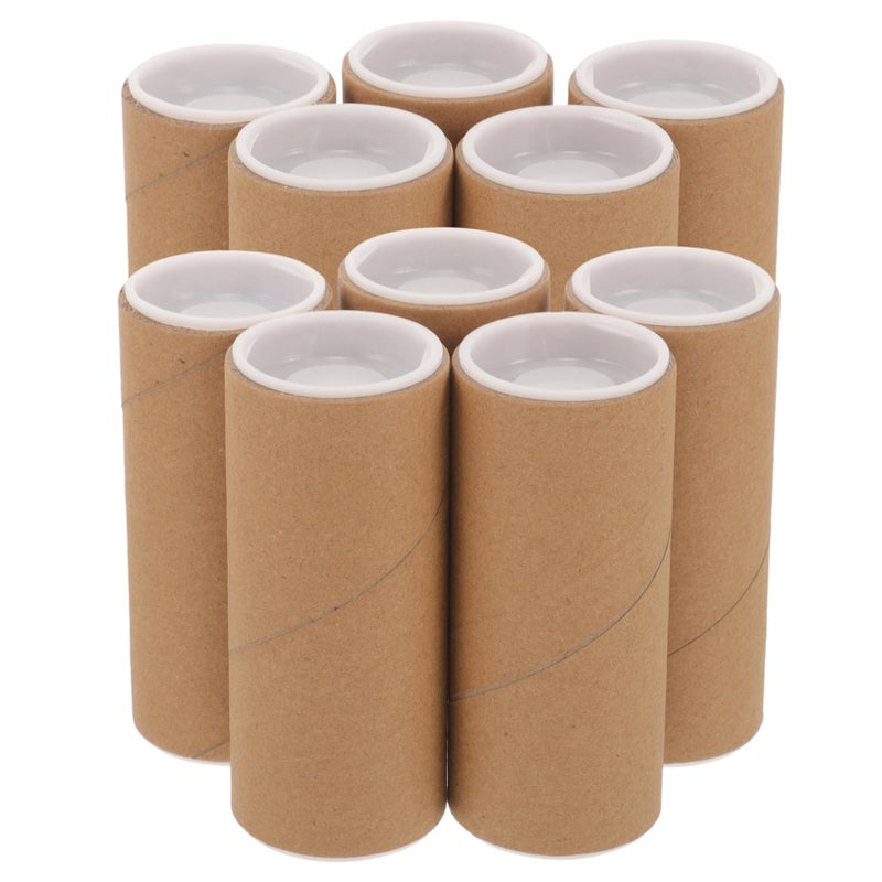 10Pcs Durable Round Paper Coin Tubes For Wrapping Storage And Art Collection - Image 2