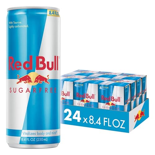 Red Bull Sugar Free Energy Drink, 8.4 Fl Oz, 24 Cans (6 Packs of 4) - Image 1