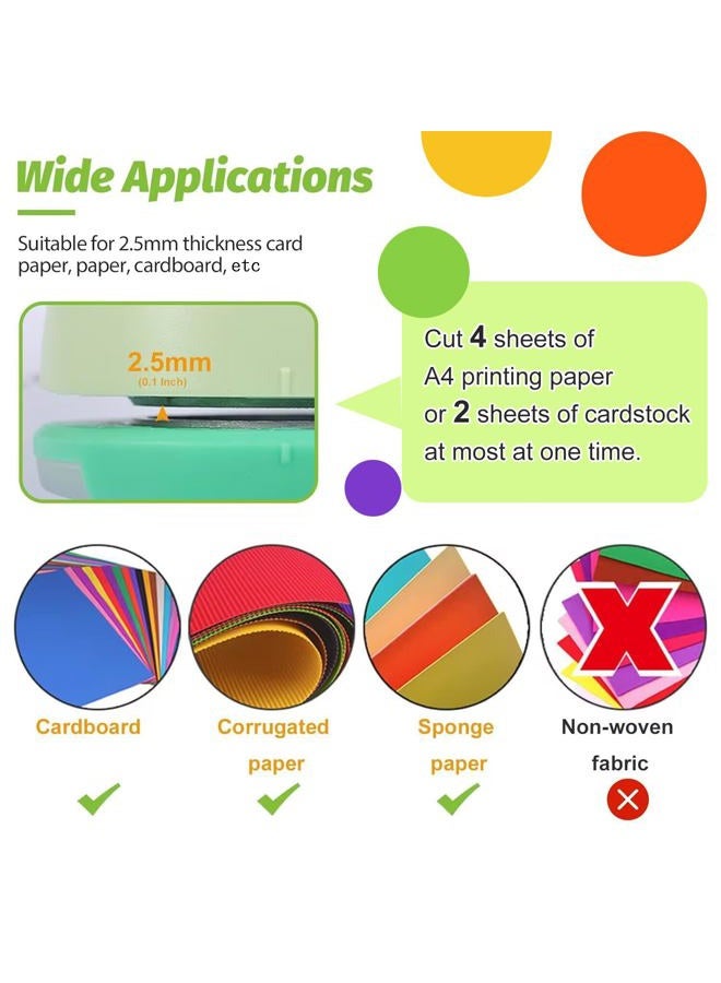 UCEC 2 Inch Circle Punch, Paper Punch, 2 Inch Hole Punch, Circle Hole Punch Cutters for Paper Crafts DIY Handmade Crafting Scrapbook Tools Cards Arts Fun Projects - Image 4