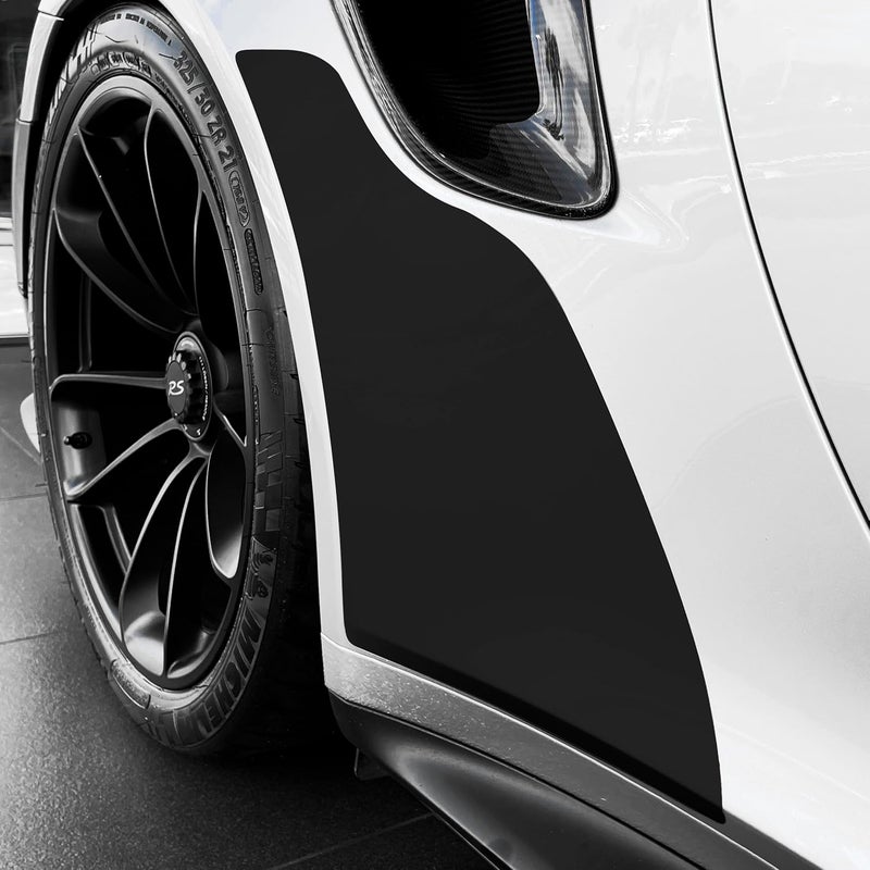 فيلم حماية الطلاء الذاتي الشافي من Stone Guard لسيارة Porsche 911 (12-19، 911 Turbo/GT2 RS/GT3 RS (991)، أسود مات - 3M Self Healing PWF - Image 2