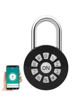 KASTWAVE Smart Password Padlock, Combination Lock Waterproof, Password/Phone APP Control(iOS/Android) Padlock, Access Lock via Bluetooth & Pin Code, Lock Your Gate, Locker, and Storage  - Image 1