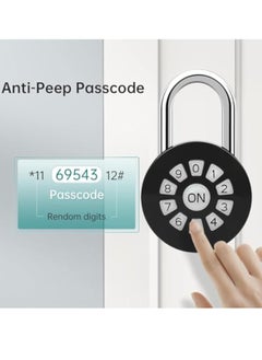 KASTWAVE Smart Password Padlock, Combination Lock Waterproof, Password/Phone APP Control(iOS/Android) Padlock, Access Lock via Bluetooth & Pin Code, Lock Your Gate, Locker, and Storage  - Image 3