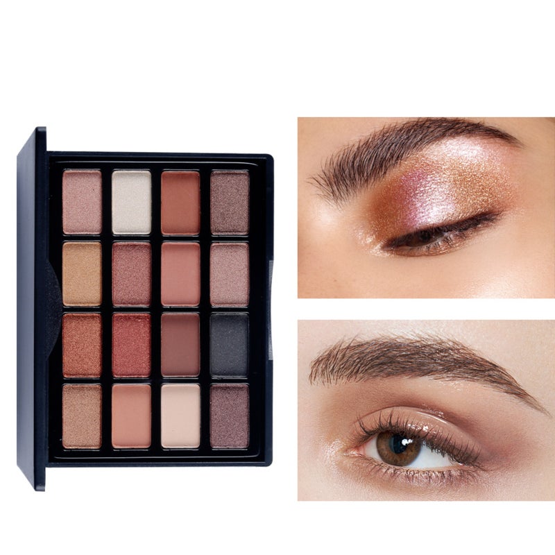 Makeup set Portable eye shadow Lip gloss Lipstick eyeliner Eyebrow pencil Cosmetic set combination 6pc - Image 2