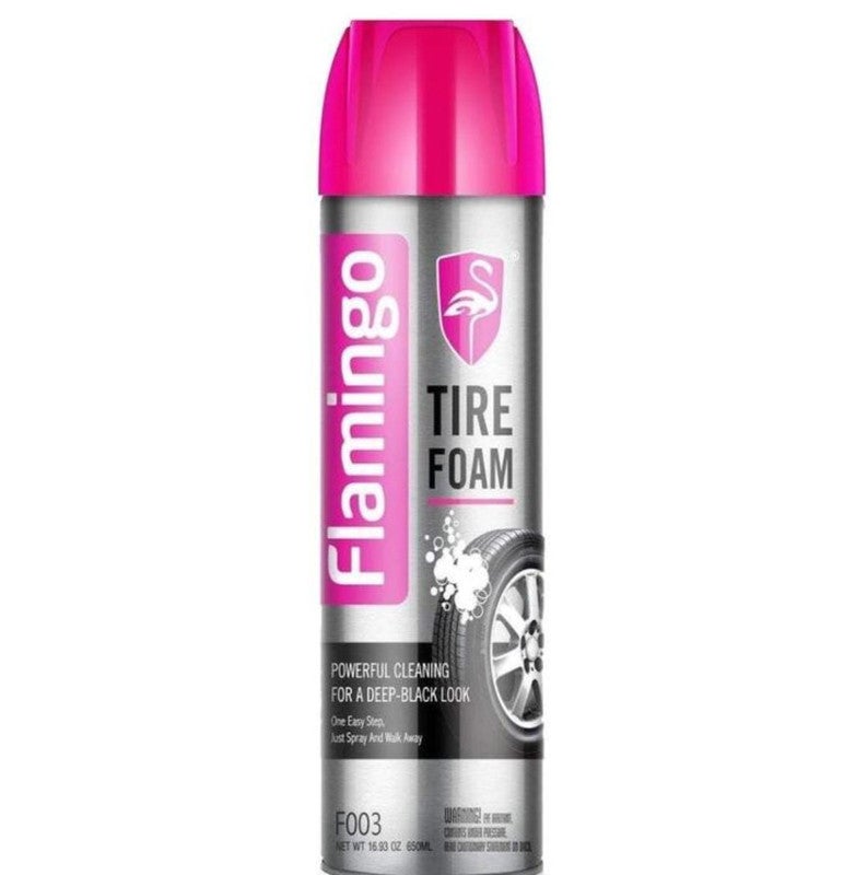 Flamingo Tire Foam Cleaner 650ML - Image 1