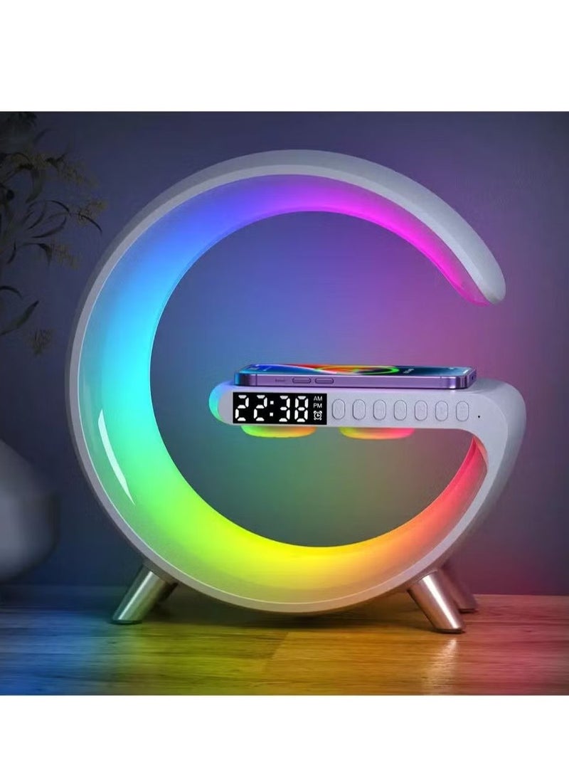 ELTRAZONE Sound Machine Smart Wake-Up Light Sunrise Alarm Clock for Bedrooms | Dimmable Table Lamp with Adjustable Brightness | Fast Wireless Charger Built-In | Gentle Sunrise Simulation & Soothing Sounds for Better Sleep & Wake Experience - Image 1