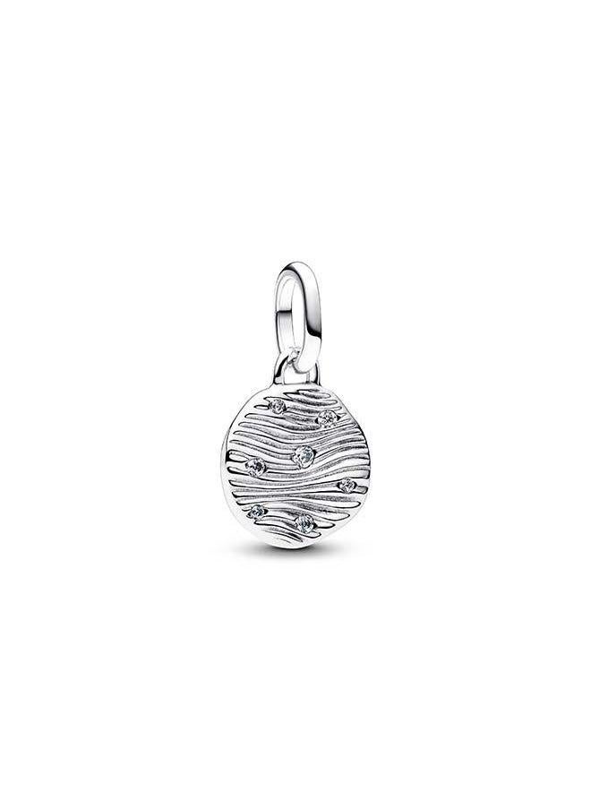 PANDORA Engravable Mini Medallion Charm  - Image 1