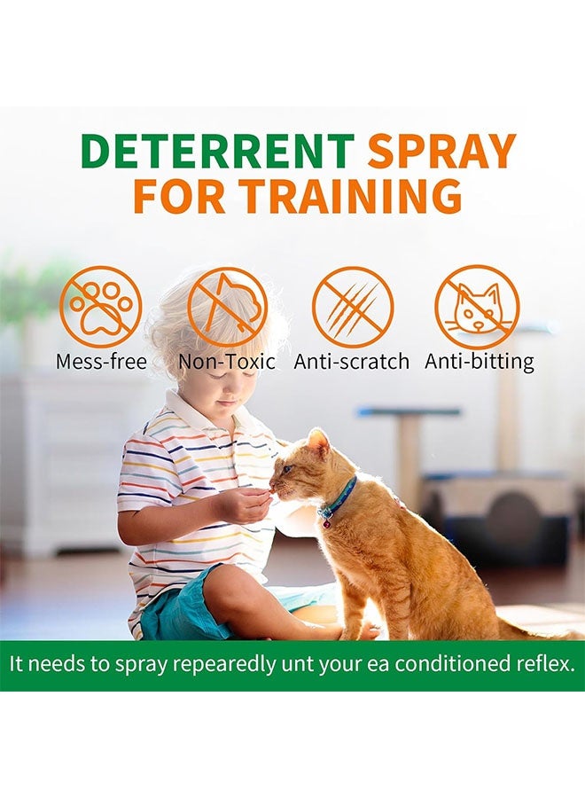 ييبونغ رذاذ منطقة محظورة للحيوانات الأليفة، رذاذ طارد للقطط برائحة الحمضيات - طارد طبيعي يمنع الخدش للأثاث، الأرائك والمناطق المحظورة، رذاذ تدريب برائحة البرتقال لإبعاد القطط (تركيبة آمنة للحيوانات الأليفة، 100 مل) - Image 4
