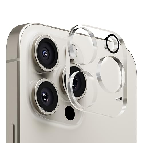 CASEGEAR Clear Camera Lens Protector Compatible With iPhone 16 Pro /16 Pro Max | HD Clarity | Scratch Resistant | Complete Coverage | Easy Installation - Image 1