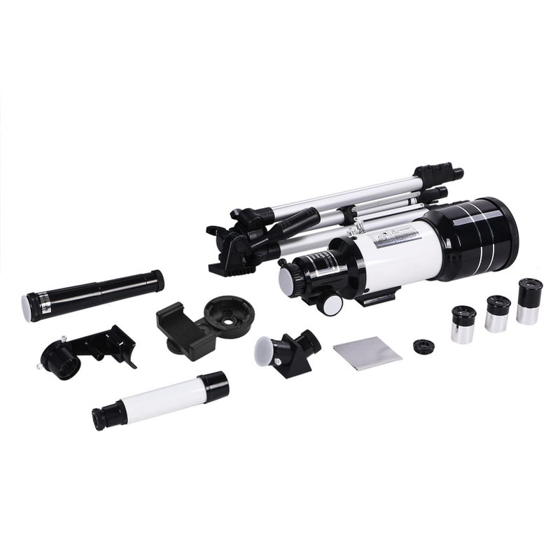 Telescope: 70mm Large Aperture 300mm Focal Length High-Definition Optics - Intelligent Star Finding Telescope for Astronomy Beginners, Adults, Kids & Outdoor Stargazing - Image 1