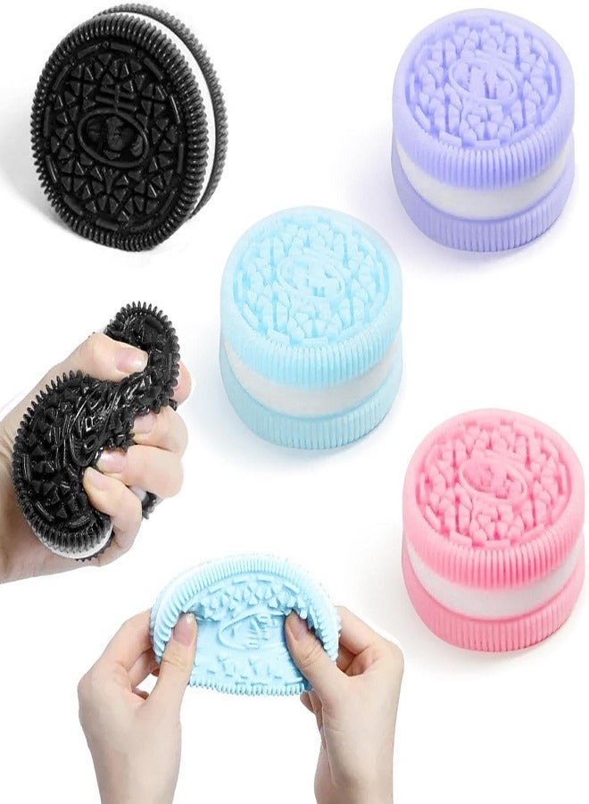 Squishy, 2025 Anti-Stress Toy Biscuit Taba Squishy, Squeeze Toy, 6.2 cm Squeeze Toy Pack of 4 - Image 2
