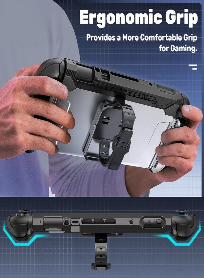 daydayup Carrying Protective Case Compatible with Nintendo Switch 2, Dockable Switch 2 Cover with Detachable Metal Bracket and Strap for Power Bank, Comprehensive Protection - Image 5