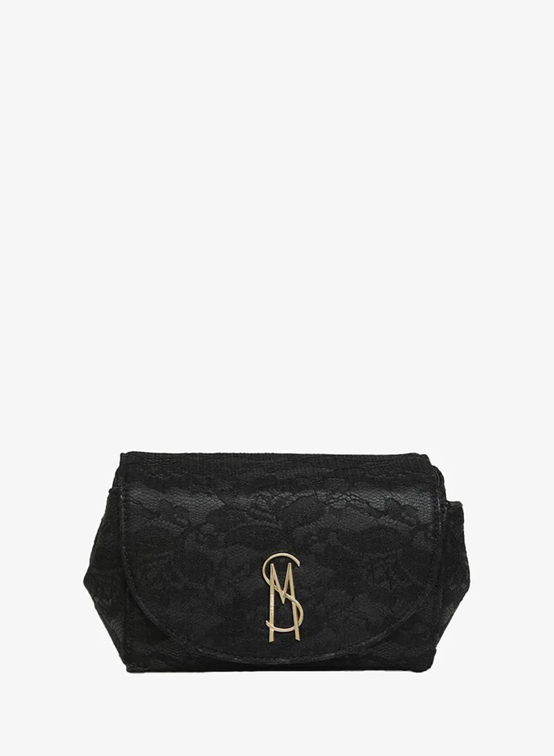Steve Madden Bnylah Black & Gold Women's Shoulder Bag