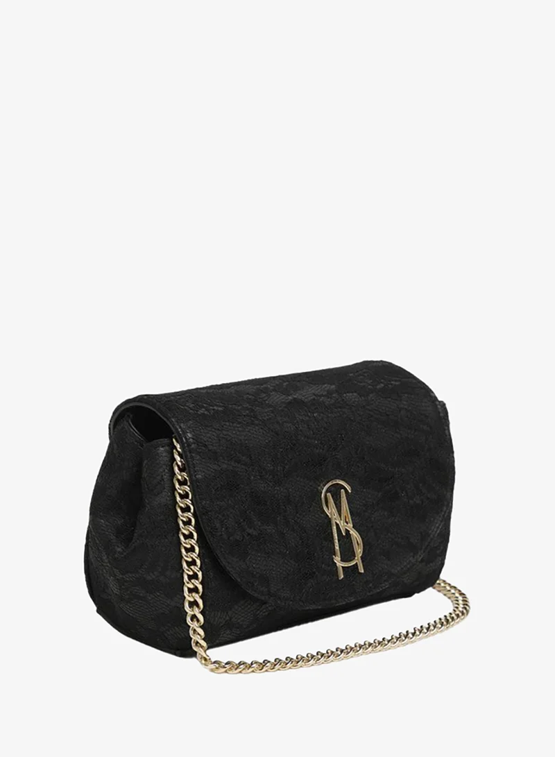 Steve Madden Bnylah Black & Gold Women's Shoulder Bag