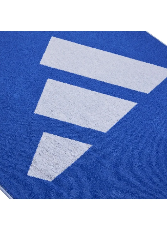 اديداس adidas 3BAR TOWEL LARG Blue Swim TOWEL for Unisex - NS