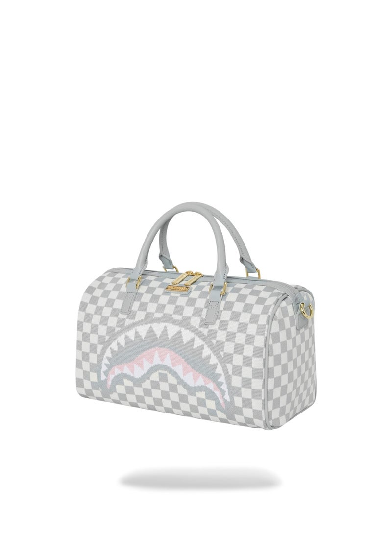 SPRAYGROUND KNIT SHARKS IN PARIS IN CREAM MINI DUFFLE  - Image 3