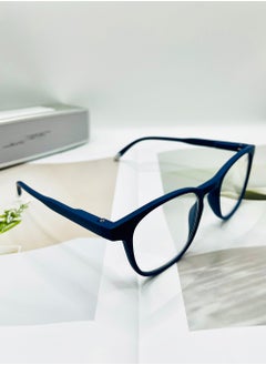 LANLANG LANLANG 2-Pack Reading Glasses for Men Women Blue Light Blocking Glasses Spring Hinge Anti Eyestrain 2 Colors(Black/Blue) including 0-4.0 diopters  - Image 5