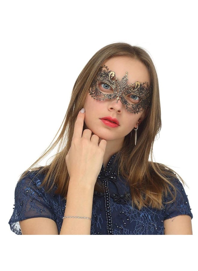 MYMENU Masquerade Mask for Women Lace Carnival Mardi Gras Mask Prom Ball Bar Costume Party Supplies - Image 5