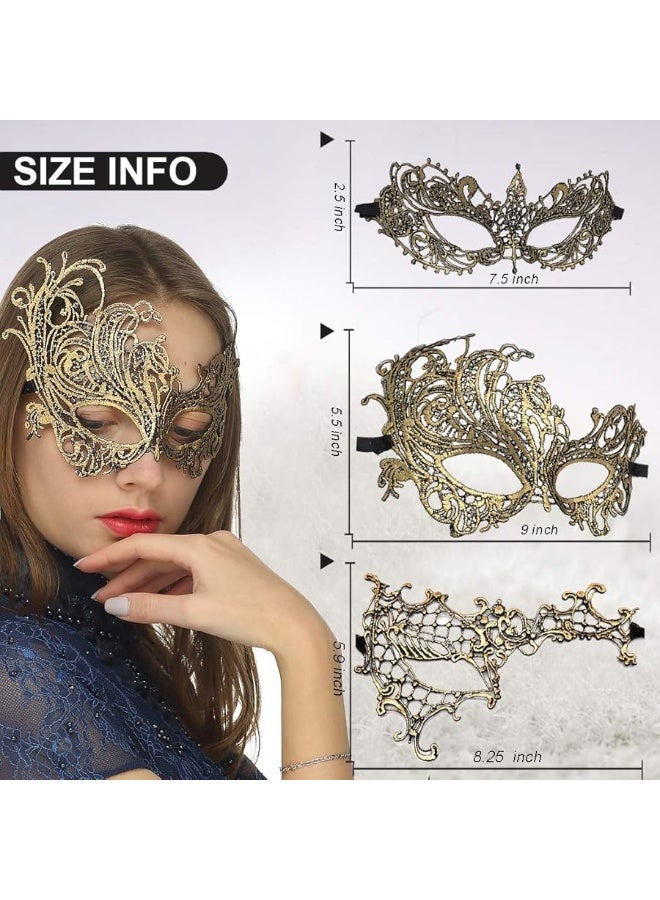MYMENU Masquerade Mask for Women Lace Carnival Mardi Gras Mask Prom Ball Bar Costume Party Supplies - Image 2