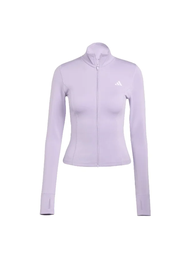 Adidas Adidas We Zp Thru Jkt Purple Track Top Track Tops For Women
