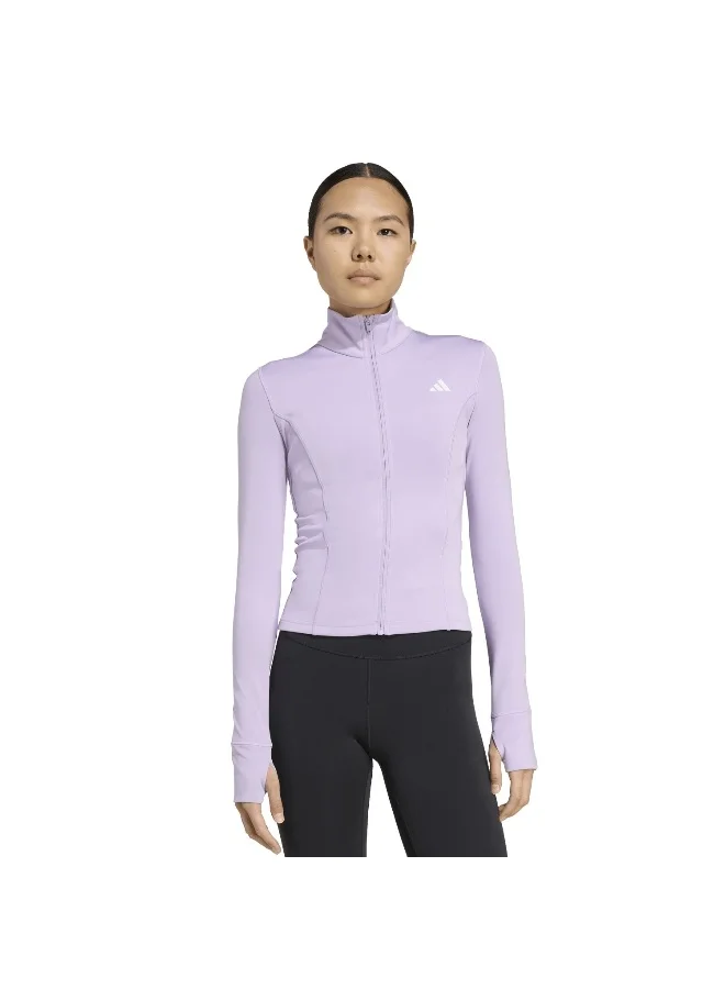 Adidas Adidas We Zp Thru Jkt Purple Track Top Track Tops For Women