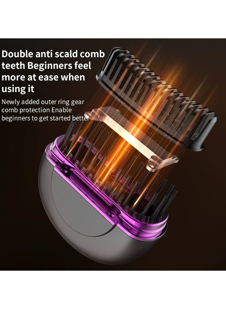 RedMapleTEK New Rechargeable Mini Hair Curling Comb Portable Cordless Styling Comb PTC Constant Temperature No Harm Hair - Image 4