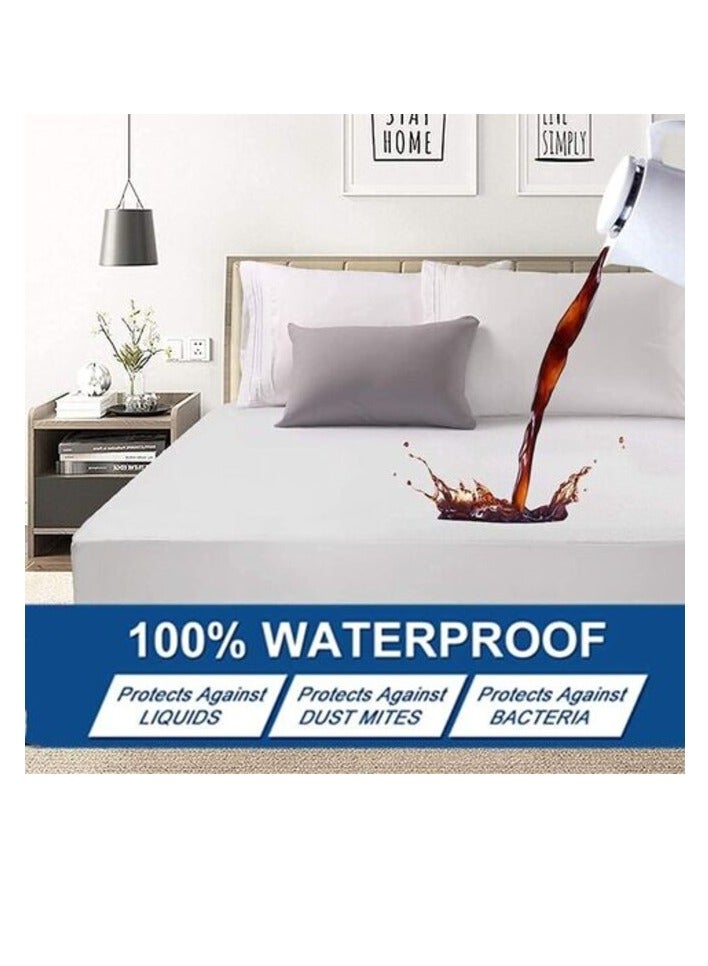 Deep Sleep Every Night Waterproof Mattress Protector Queen 150 X 200 Cm Pack Of 1 - Image 1