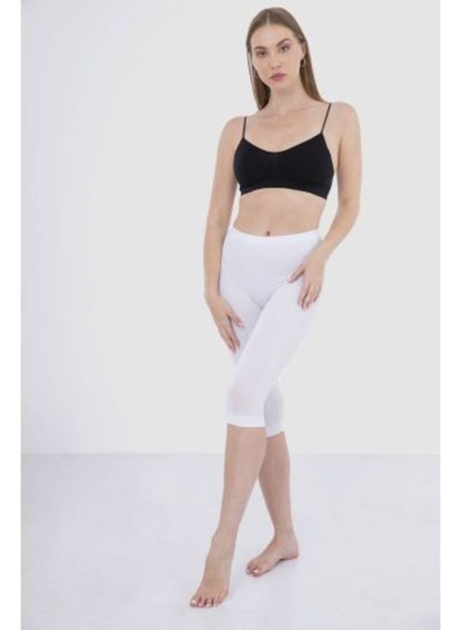 Carina Plain Bermuda short leggings for women with high elastic waist high quality materials good ventilation and soft touch (2 pieces ) - Image 5