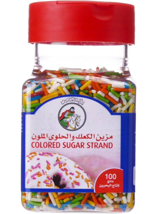 Al Fares Colored Sugar Strands 100 g