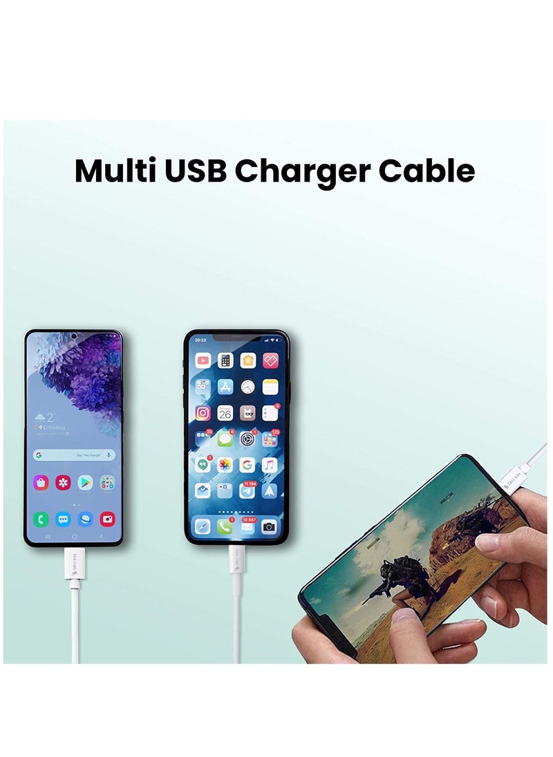 Ntech Ntech 3 in 1 2M HDMI Cable HDTV Adapter AV Cable for Lightning/Micro USB/Type C to HDMI 1080P For iPhone Android Phones  - Image 4