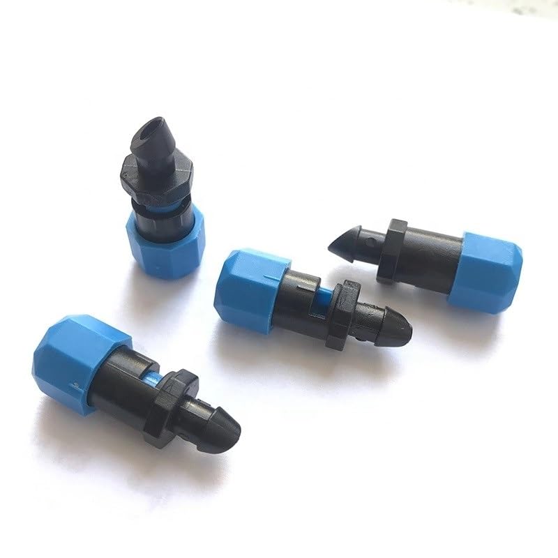 APPSTER 50pcs Adjustable Drippers 0-260Ltr/Hour Flow Rate Sprinklers for Plant Watering Garden 1/4 Inch Emitter Online Dripper Drip Irrigation System - Pack of 50pcs - Image 5