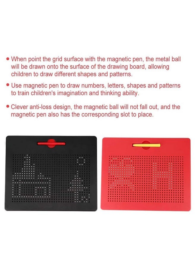 ماجيك واند لوحة رسم مغناطيسية قابلة للمسح من ماجيك واند، 380 حبة تعليمية، مع قلم مغناطيسي مرن للأطفال الصغار والأطفال. 【عبوة من لوحة واحدة】 - Image 3