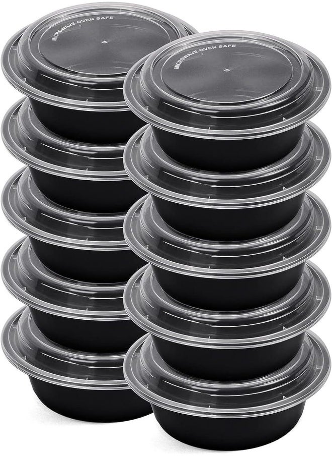 HTE Disposable Microwave Container With Lid 25Pieces (Ro24)  - Image 1