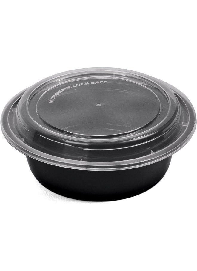 HTE Disposable Microwave Container With Lid 25Pieces (Ro24)  - Image 2