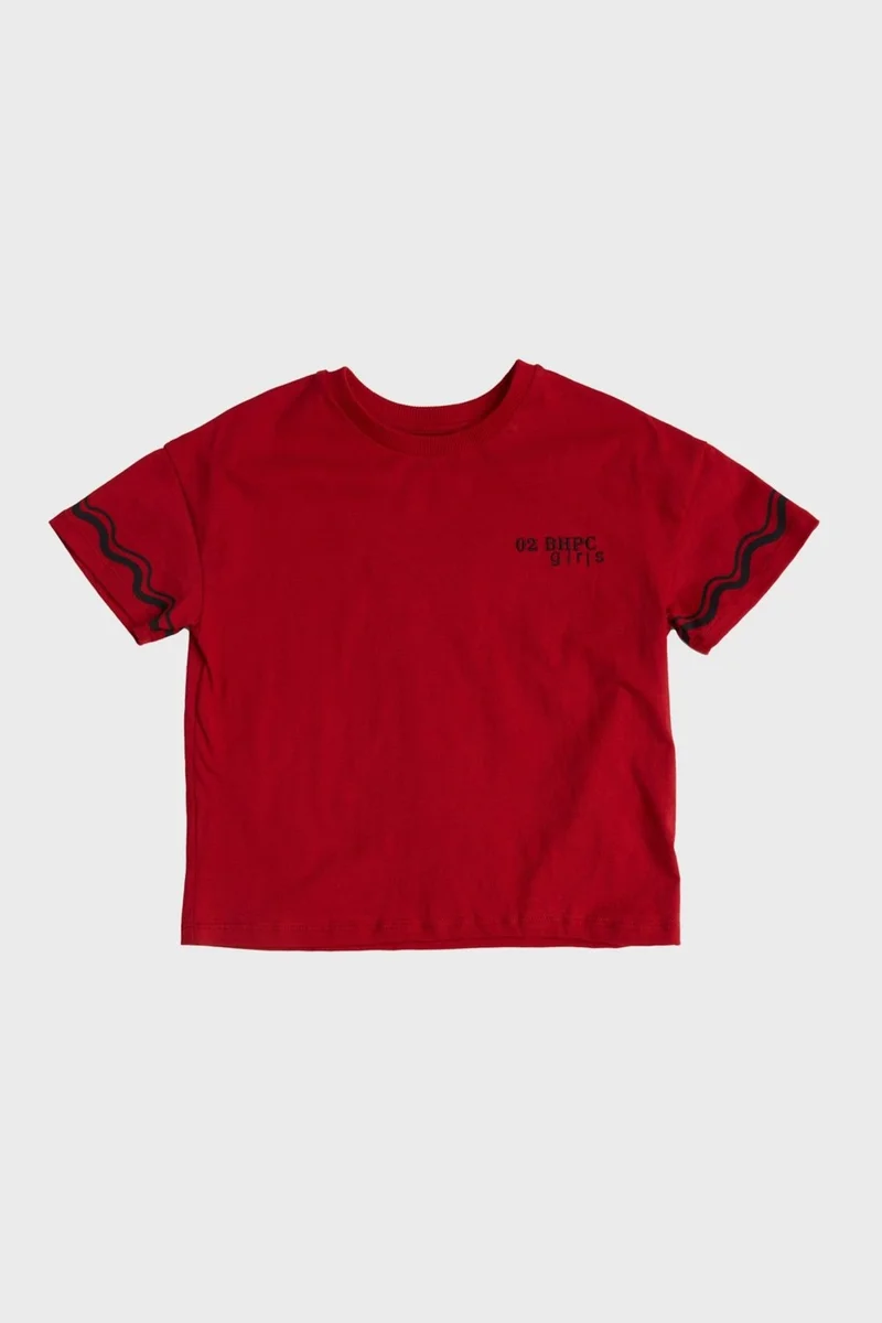BEVERLY HILLS POLO CLUB Girls Red T-Shirt