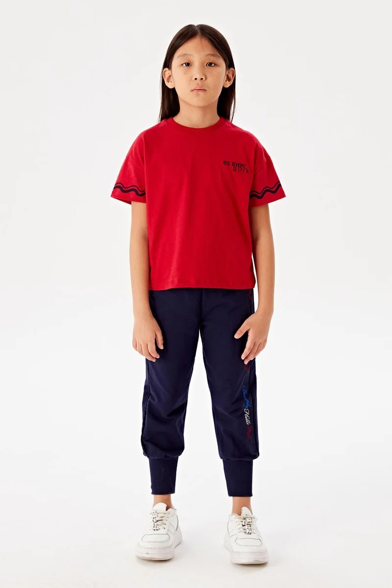 BEVERLY HILLS POLO CLUB Girls Red T-Shirt