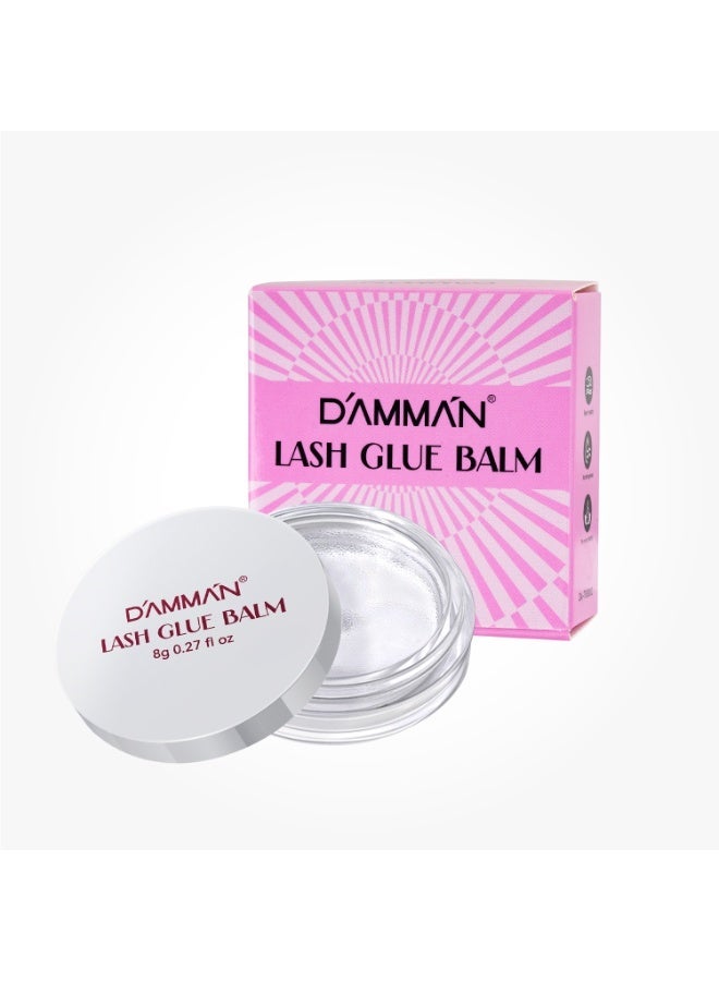 D'AMMA'N Eyelash & Eyebrow Styling Glue Balm 2 in 1 Waterproof Lash and Brow Gel - Image 1