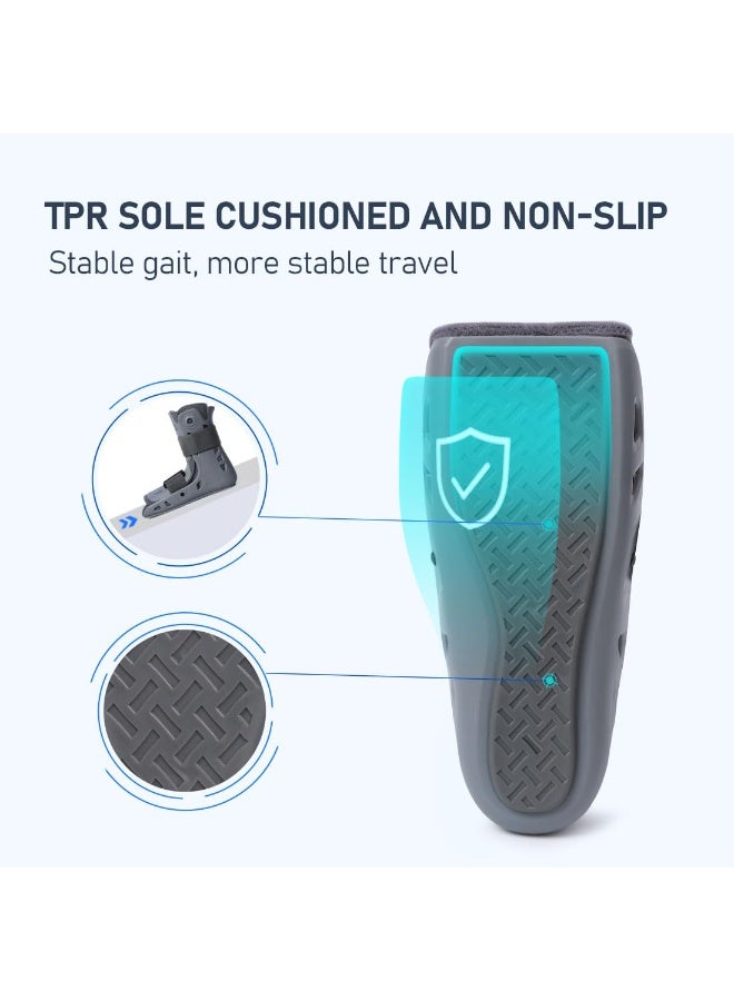 YelaJoy Fracture Boot, with Air Pump- Short- Fracture Boot for Foot Pain Recovery, for Sprained Ankle,Stress Fracture and Ankle Fracture Recovery, Broken Foot or Achilles Tendonitis (Left-Large) - Image 3