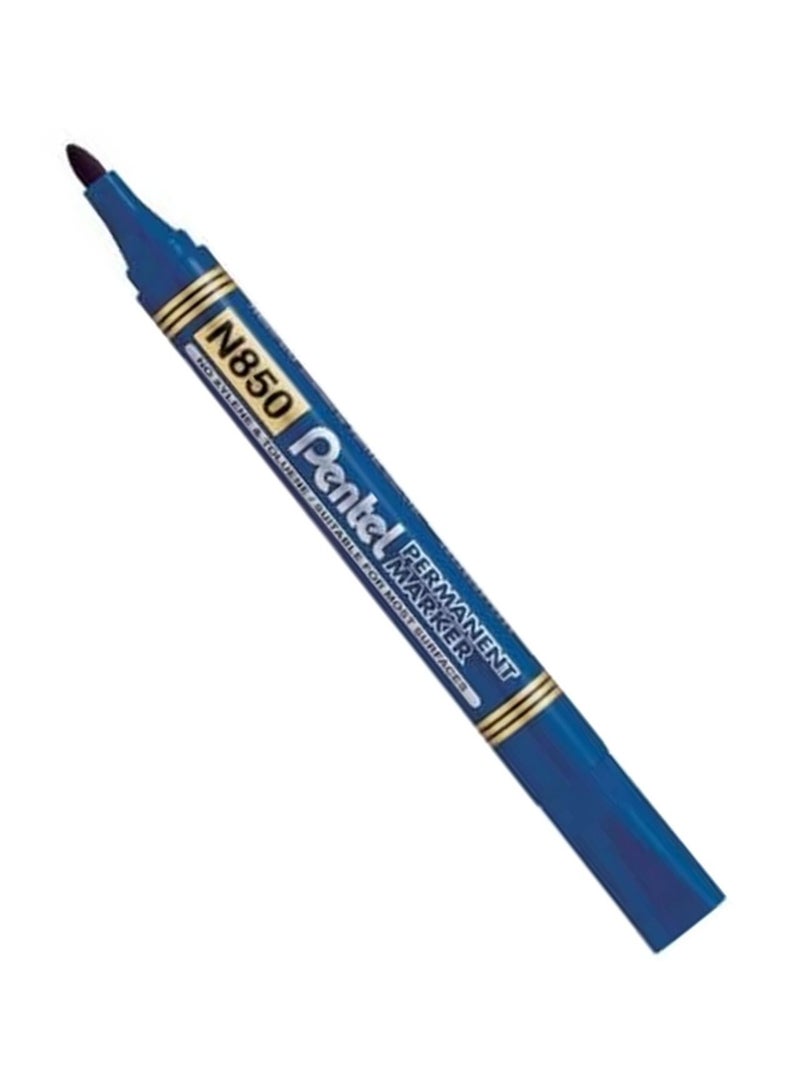 Pentel 4-Piece Permanent Marker Bullet Tip Blue Ink  - Image 2