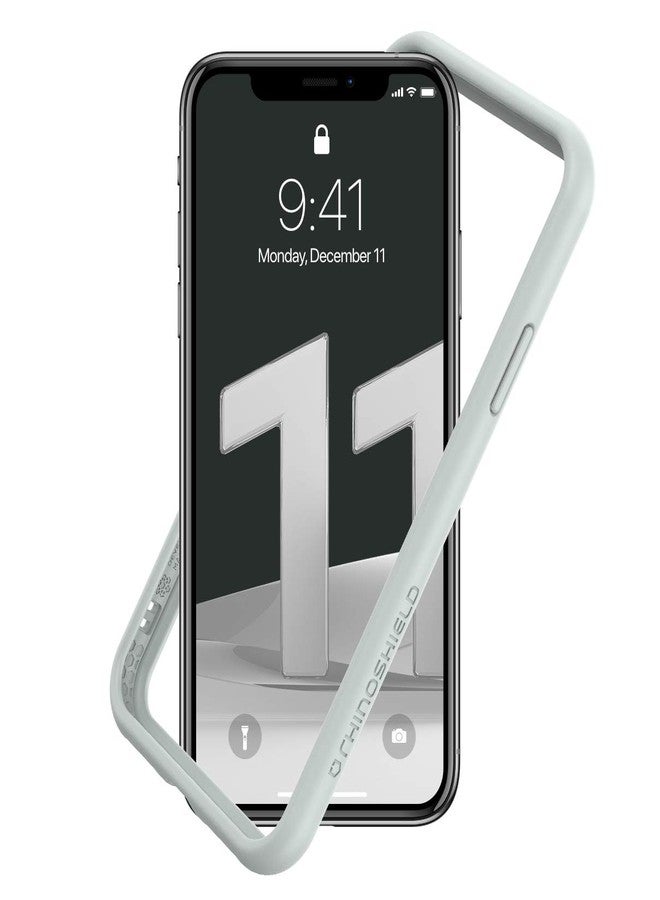 RhinoShield Bumper Case Compatible with [iPhone 11 / XR] | CrashGuard NX - Shock Absorbent Slim Design Protective Cover 3.5M / 11ft Drop Protection - Platinum Gray - Image 1