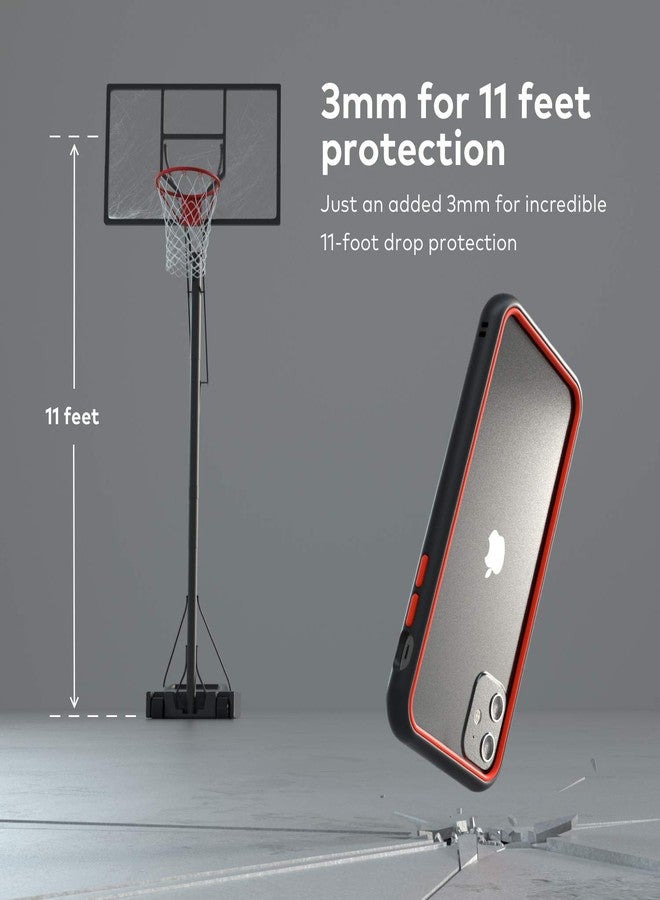 RhinoShield Bumper Case Compatible with [iPhone 11 / XR] | CrashGuard NX - Shock Absorbent Slim Design Protective Cover 3.5M / 11ft Drop Protection - Platinum Gray - Image 2