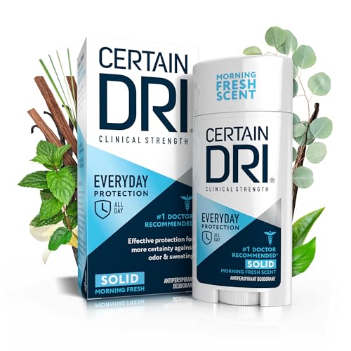 Certain Dri Everyday Strength Clinical Antiperspirant - 72-Hour Sweat & Odor Protection for Excessive Sweating - Strong Deodorant for Men & Women, Fresh Scent, Underarm Sweat Control - 2.6 oz - Image 1