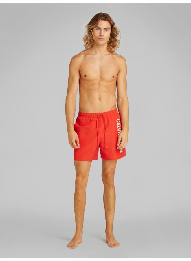 CALVIN KLEIN Logo Drawstring Swim Shorts  - Image 4
