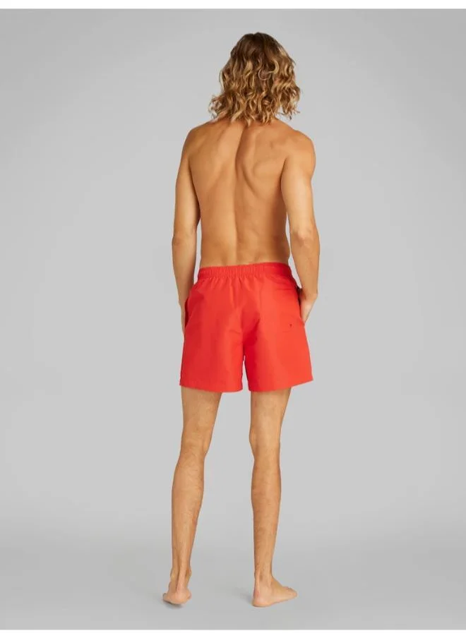 كالفن كلاين Logo Drawstring Swim Shorts