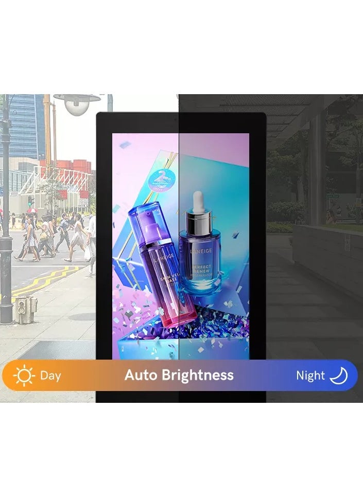 qbit - 65 Inches Kiosk Outdoor Floor Standing 4K UHD, Cloud Control, HDMI/USB Port, LAN/Wifi, Embedded W10 Intel C i7 16Gb 256Gb - Image 1