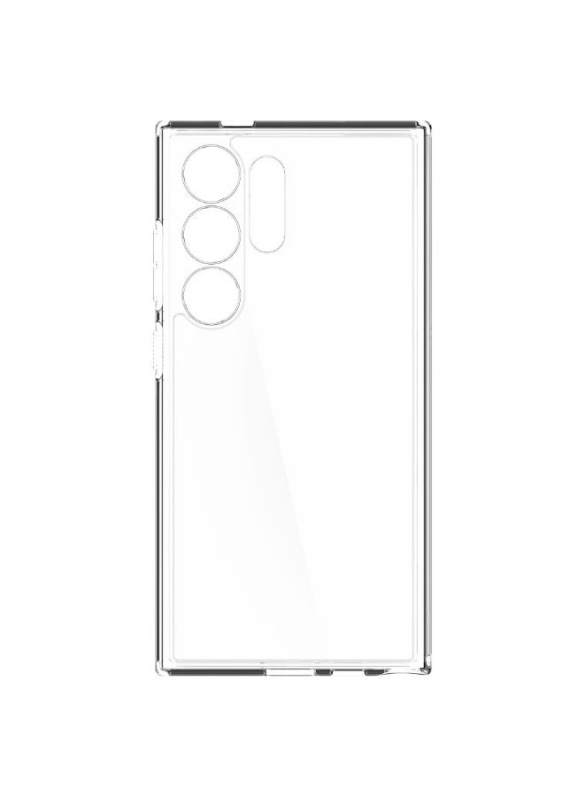 بروستايل جراب هاتف Samsung Galaxy S24 Ultra شفاف رفيع ومضاد للاصفرار ومقاوم للصدمات وغطاء حماية من السقوط بدرجة عسكرية - Image 3