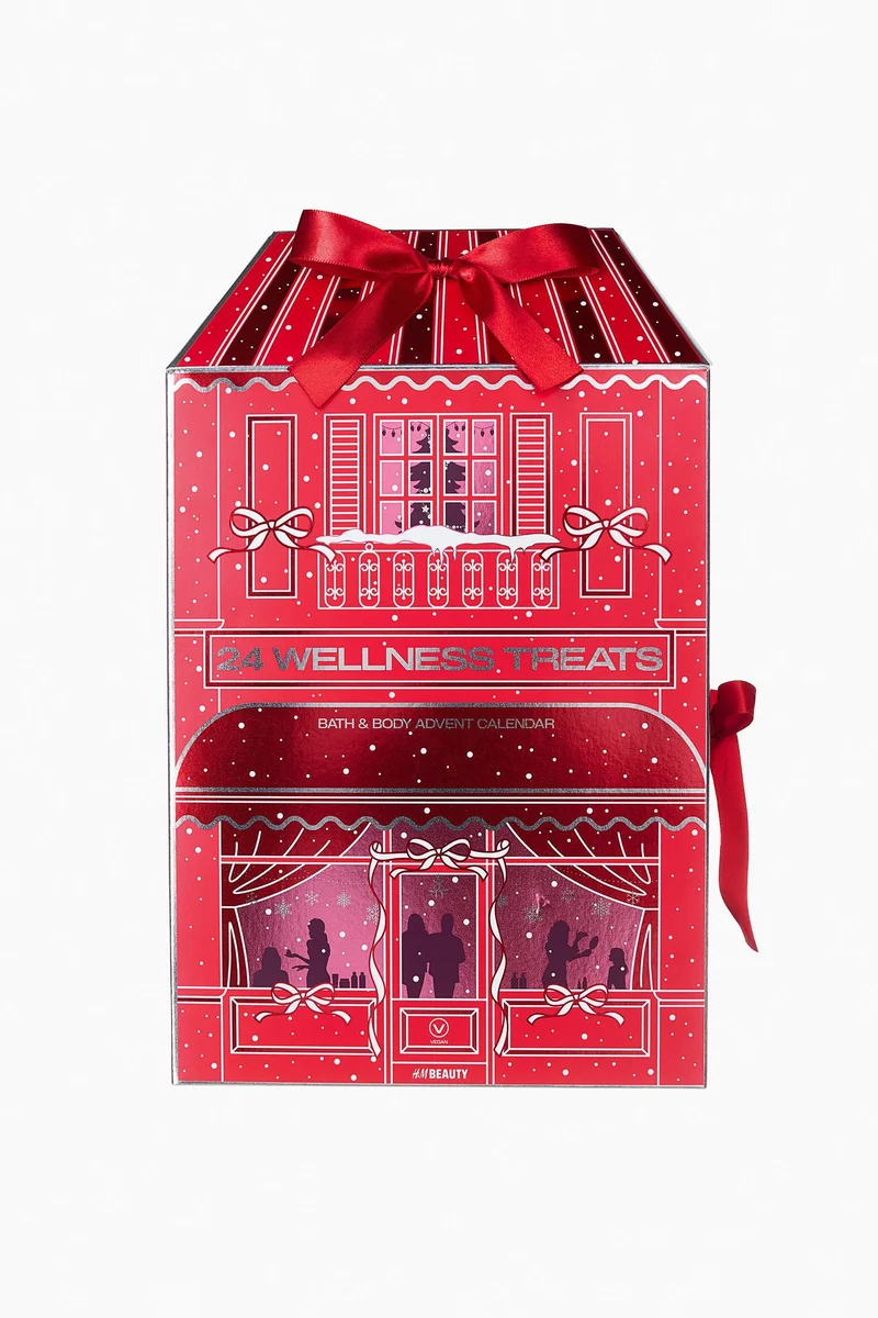 اتش اند ام صندوق هدية بمنتجات للعناية بالجسم