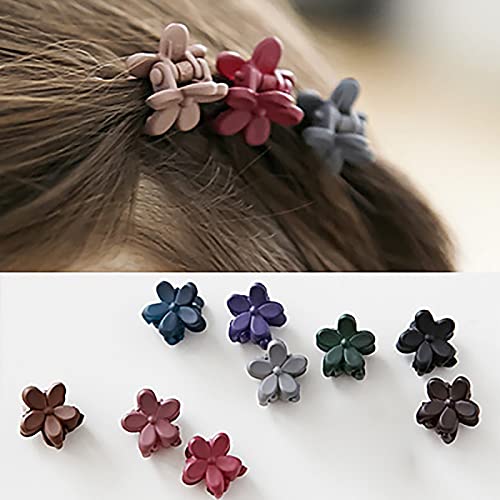 COREXISLY 100 Piece Mini Hair Clips for Girls,Cute Candy Colors Flower Hair Pins for Toddlers Bangs Kids Children and Women Hair Bangs Little Clips Accessories - Image 1