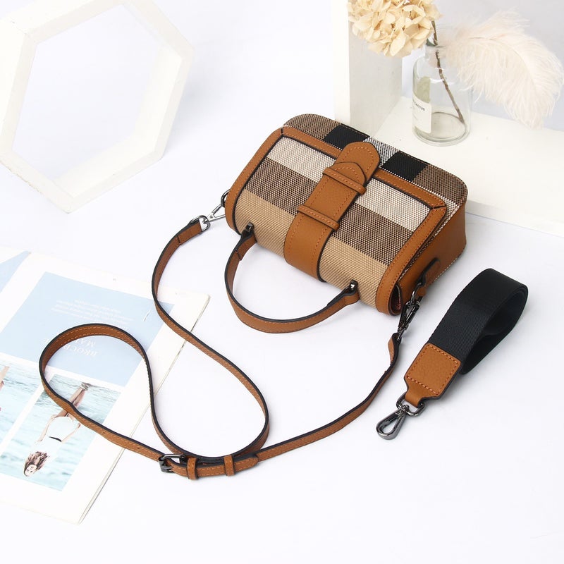Small Square Bag Women'S Leather Autumn New Small Exquisite Fashion Simple All-Match High-End Shoulder Crossbody Bag - Image 4
