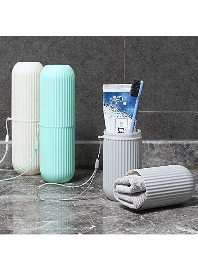 Istar Plastic Portable Toothbrush Storage Case For Travel Bathroom Hiking Camping Pen Pencil Stationery Box For Healthy Life(Size:20Cmx6Cmx7) (Pack Of 1) - Multicolor - Image 4